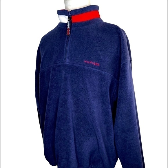 Tommy Hilfiger Men’s Quarter Zip Pullover Jacket - Picture 4 of 7